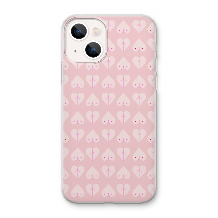 Ass 'n Titties: iPhone 13 mini Transparant Hoesje