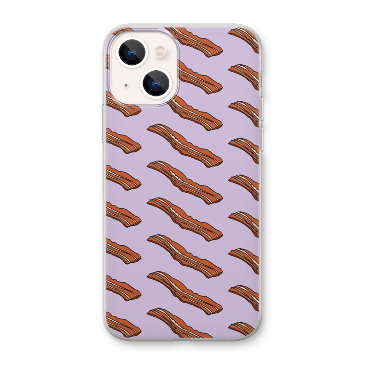 Bacon to my eggs #2: iPhone 13 mini Transparant Hoesje