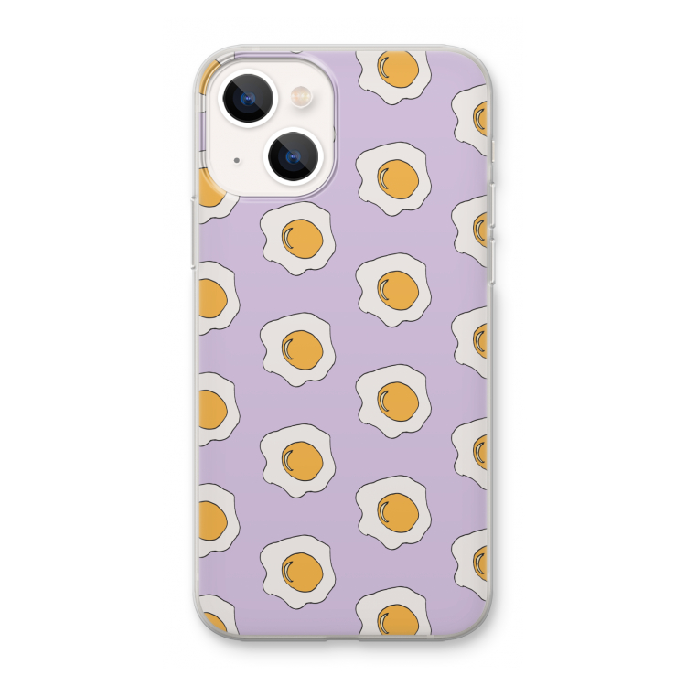 Bacon to my eggs #1: iPhone 13 mini Transparant Hoesje