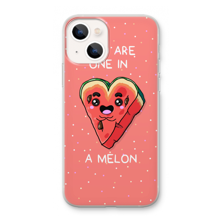 One In A Melon: iPhone 13 mini Transparant Hoesje