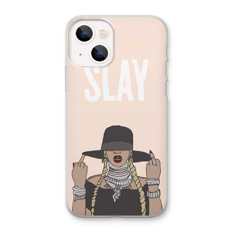Slay All Day: iPhone 13 mini Transparant Hoesje