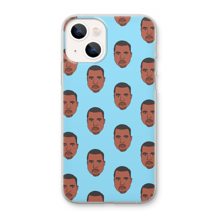 Kanye Call Me?: iPhone 13 mini Transparant Hoesje
