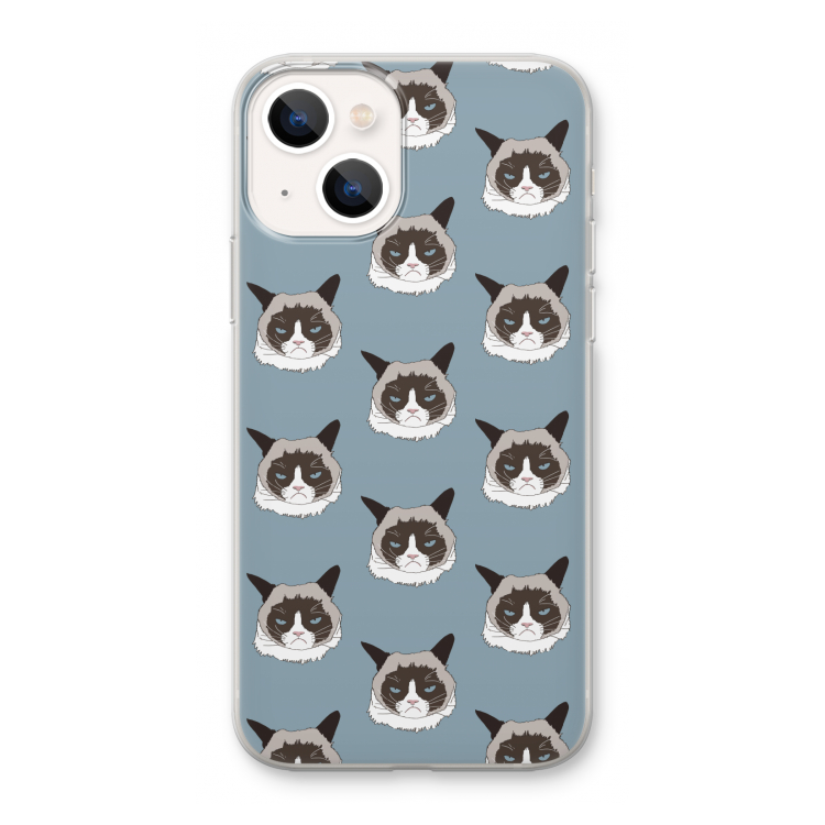 It's a Purrr Case: iPhone 13 mini Transparant Hoesje