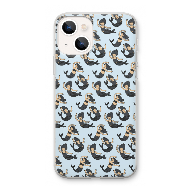 Zeemeermin: iPhone 13 mini Transparant Hoesje