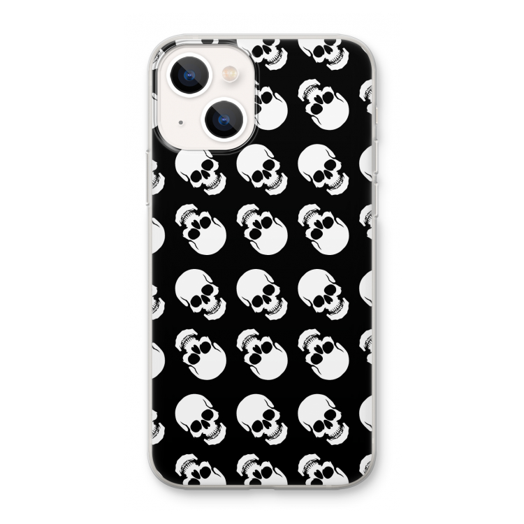 Musketon Skulls: iPhone 13 mini Transparant Hoesje