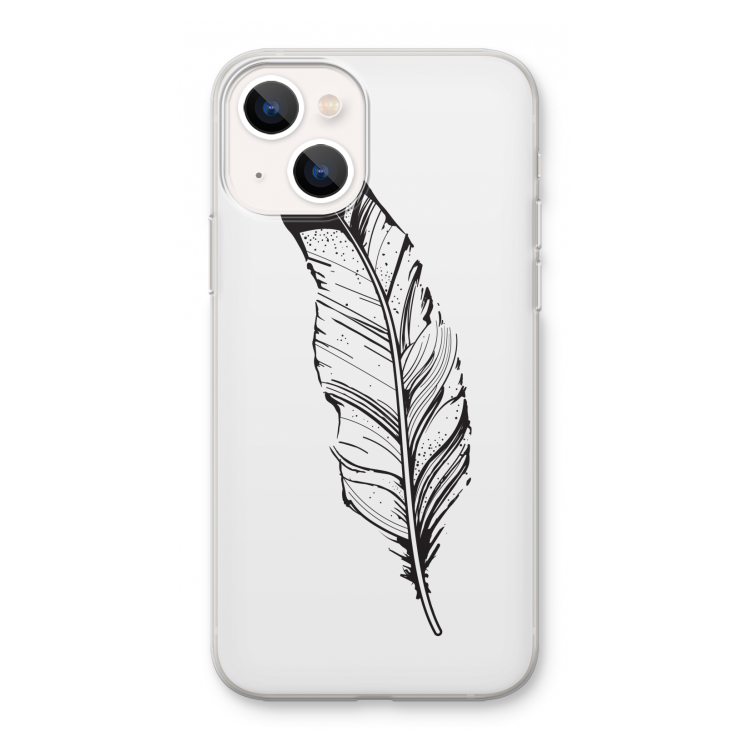 Pluim: iPhone 13 mini Transparant Hoesje