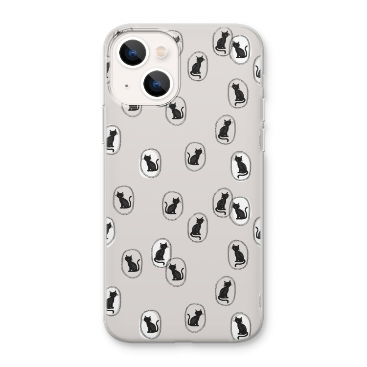Miauw: iPhone 13 mini Transparant Hoesje