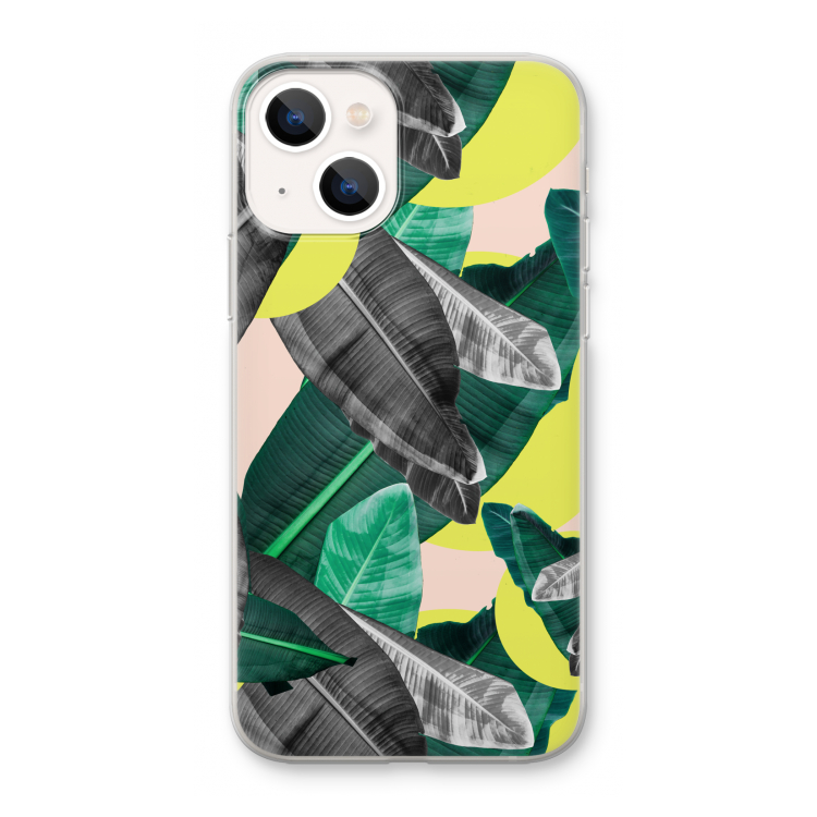 Fantasie jungle: iPhone 13 mini Transparant Hoesje