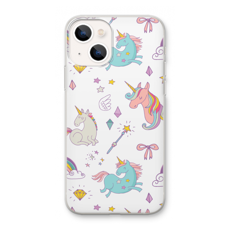 Fantasiewereld: iPhone 13 mini Transparant Hoesje
