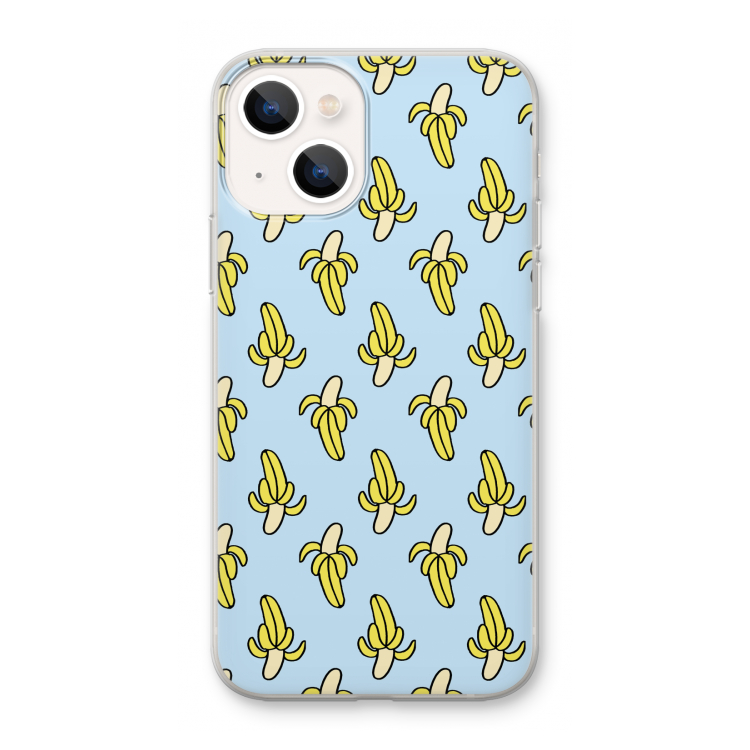 Bananas: iPhone 13 mini Transparant Hoesje