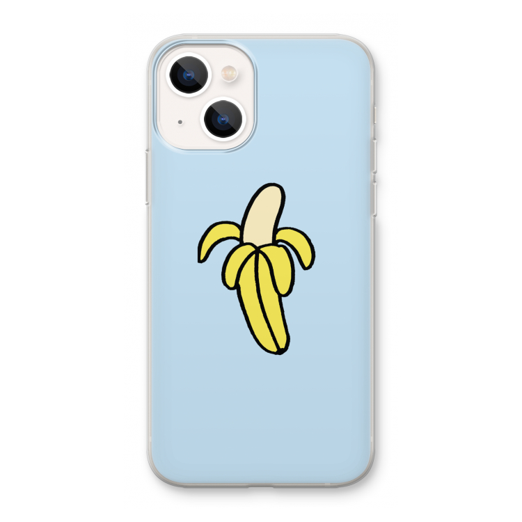 Banana: iPhone 13 mini Transparant Hoesje
