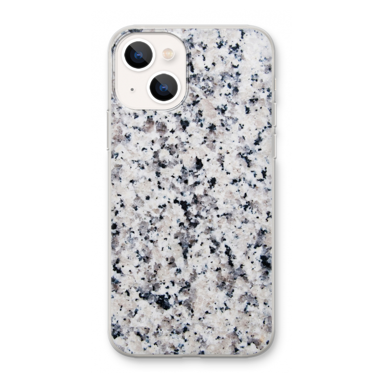 Gespikkelde marmer: iPhone 13 mini Transparant Hoesje
