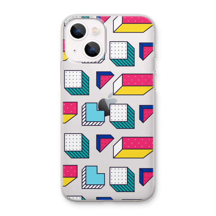 8-bit N°7: iPhone 13 mini Transparant Hoesje