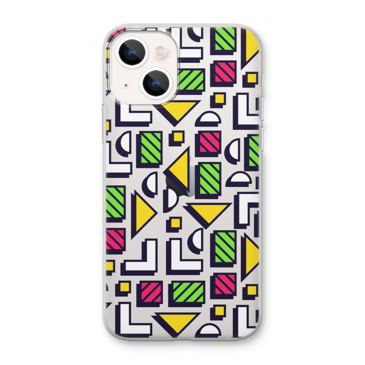 8-bit N°4: iPhone 13 mini Transparant Hoesje