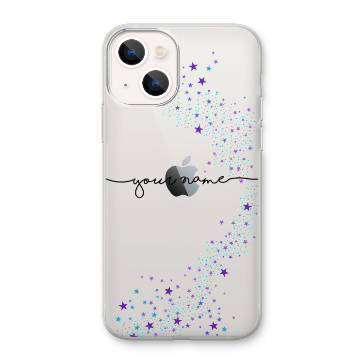 Sterren: iPhone 13 mini Transparant Hoesje