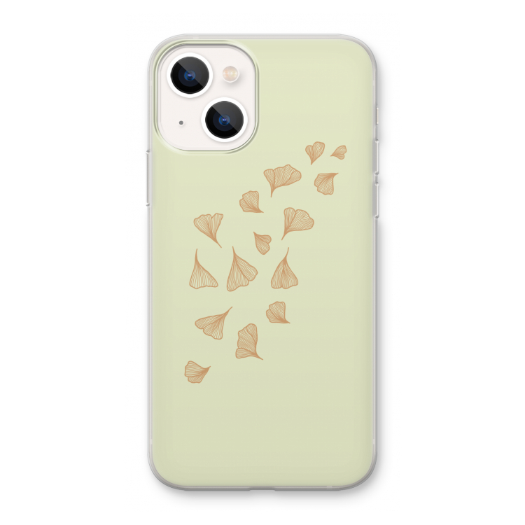 Falling Leaves: iPhone 13 mini Transparant Hoesje