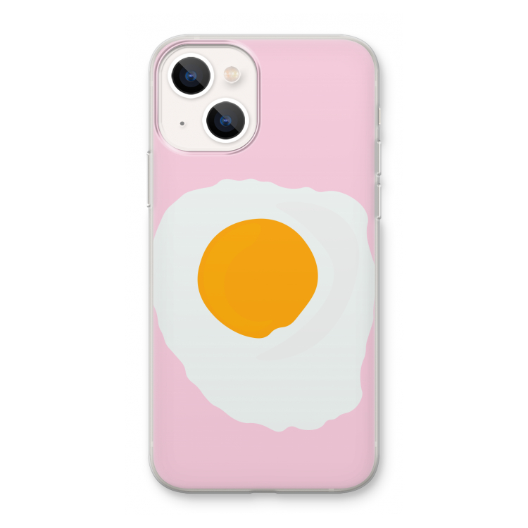 Sunny side up: iPhone 13 mini Transparant Hoesje
