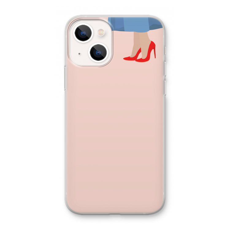 High heels: iPhone 13 mini Transparant Hoesje