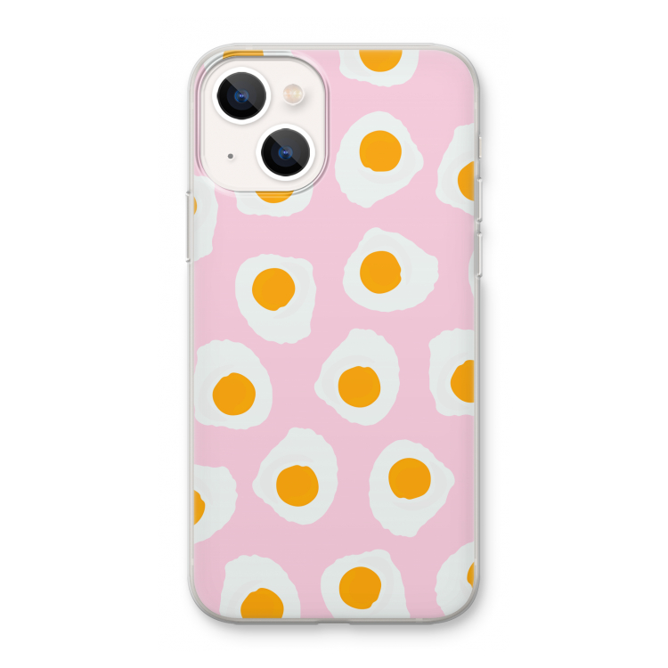 Dancing eggs: iPhone 13 mini Transparant Hoesje