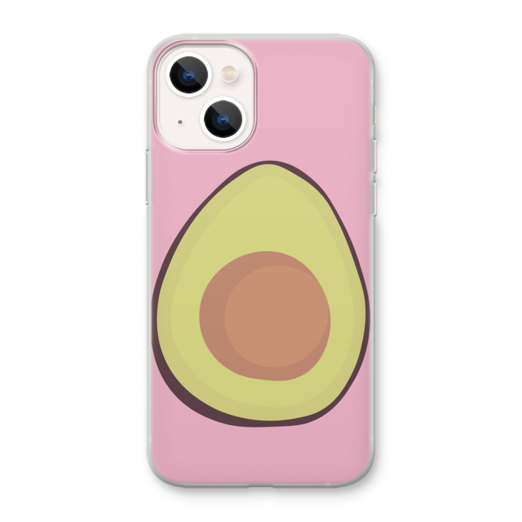 Avocado: iPhone 13 mini Transparant Hoesje