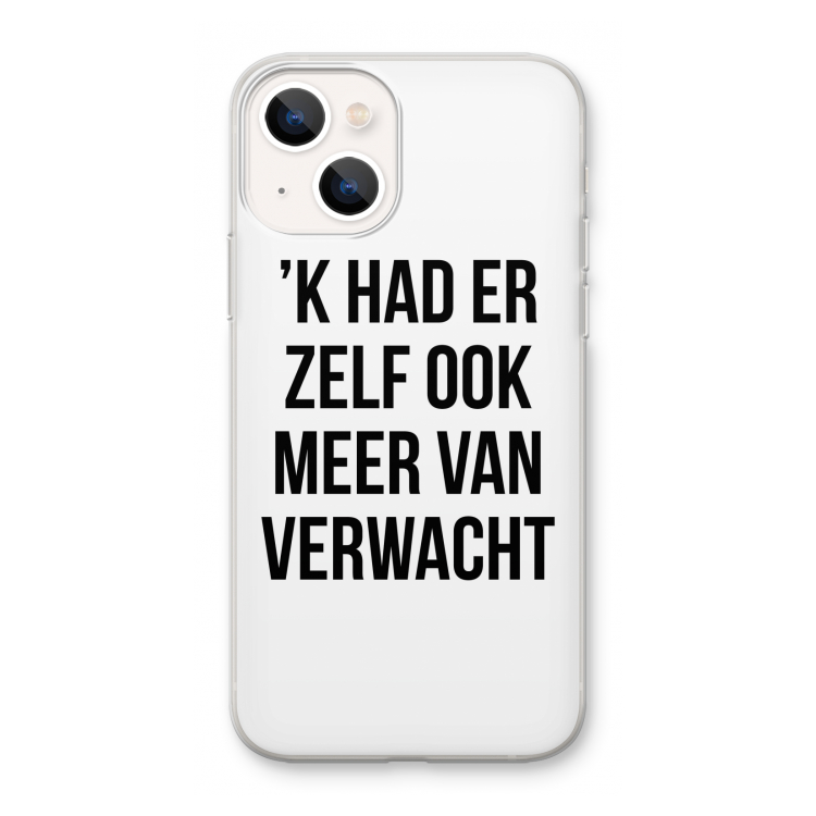 Meer verwacht: iPhone 13 mini Transparant Hoesje