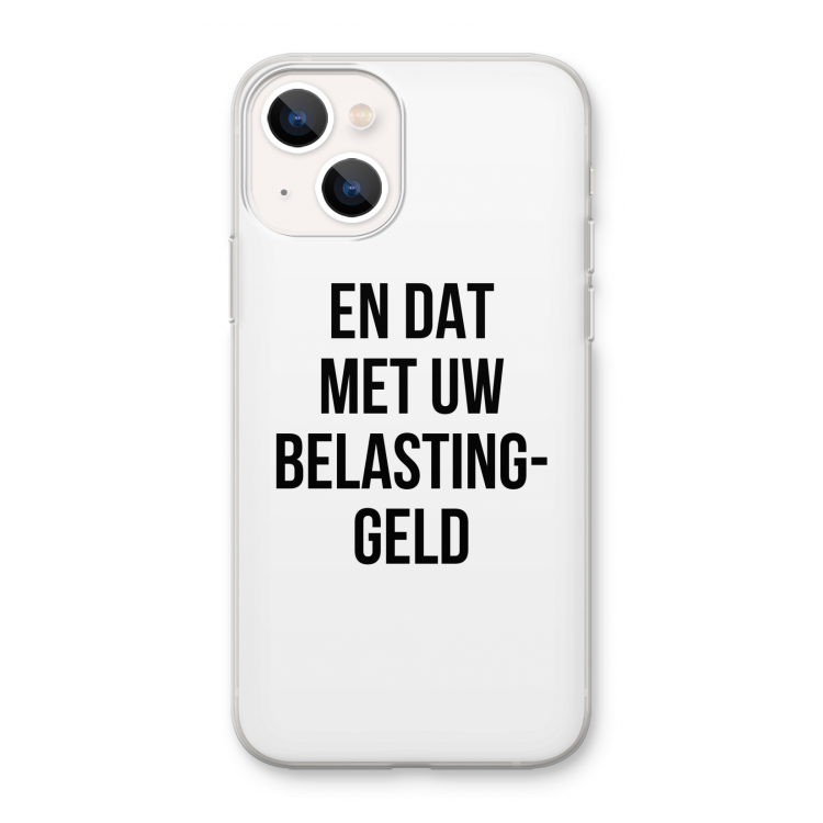 Belastinggeld: iPhone 13 mini Transparant Hoesje