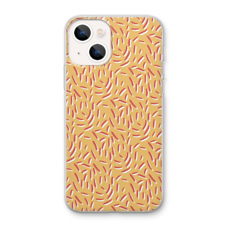 Camouflage: iPhone 13 mini Transparant Hoesje