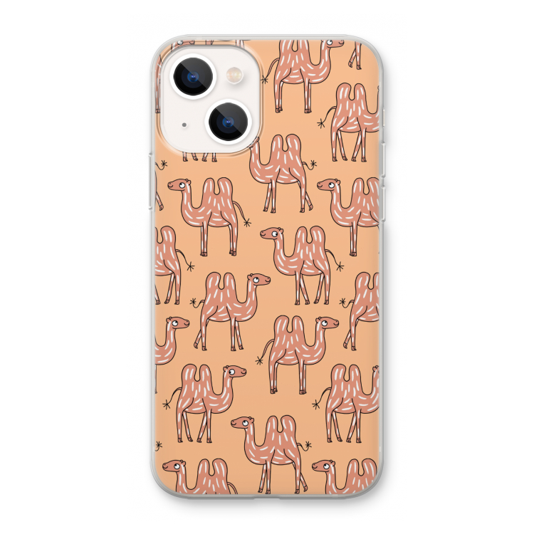 Kameel: iPhone 13 mini Transparant Hoesje