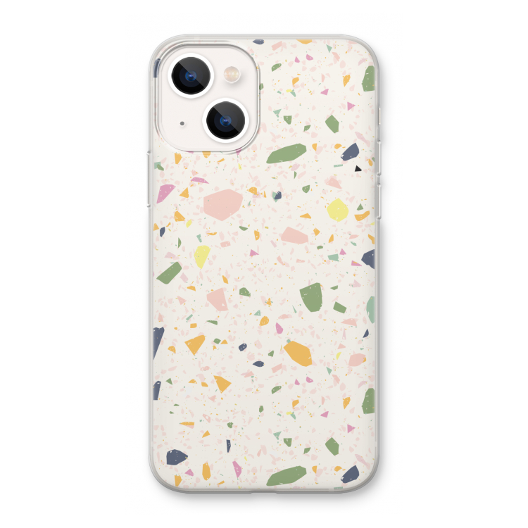 Terrazzo N°21: iPhone 13 mini Transparant Hoesje