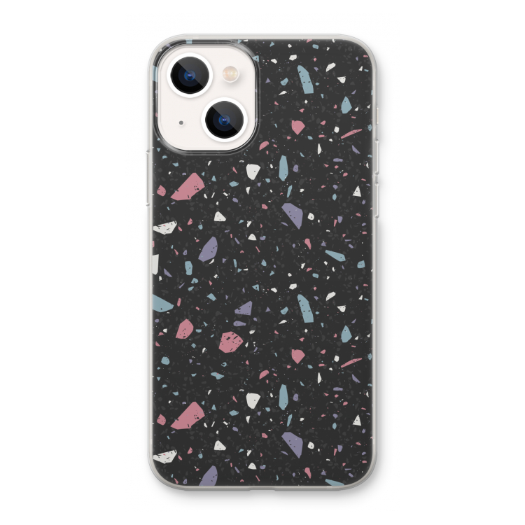 Terrazzo N°16: iPhone 13 mini Transparant Hoesje