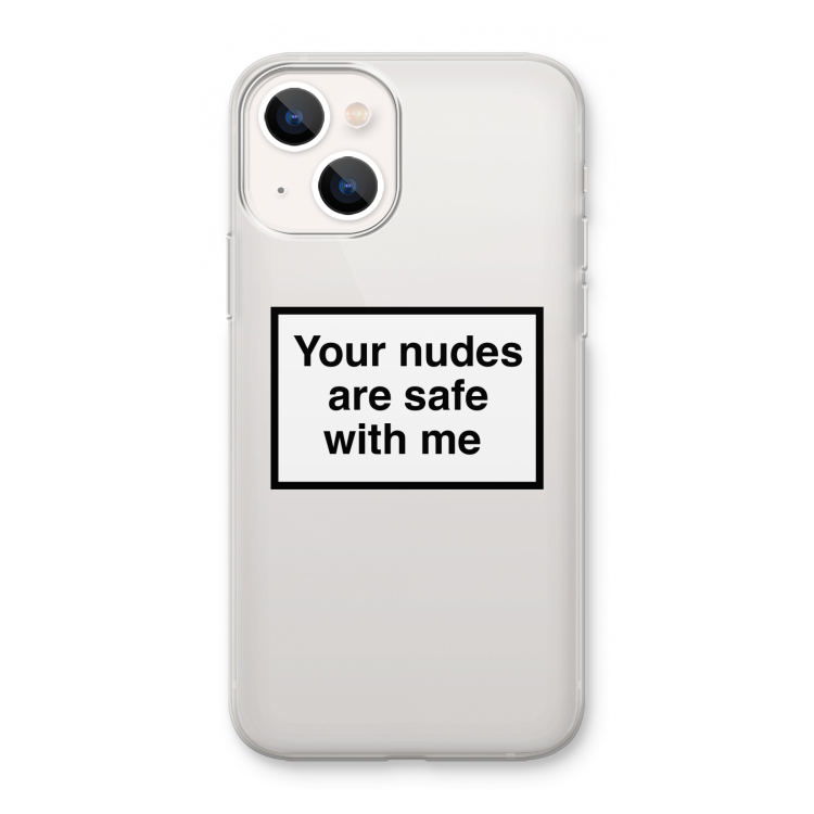Safe with me: iPhone 13 mini Transparant Hoesje