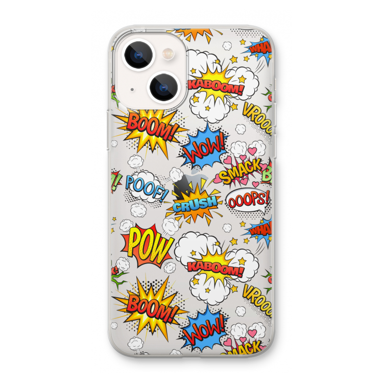 Pow Smack: iPhone 13 mini Transparant Hoesje