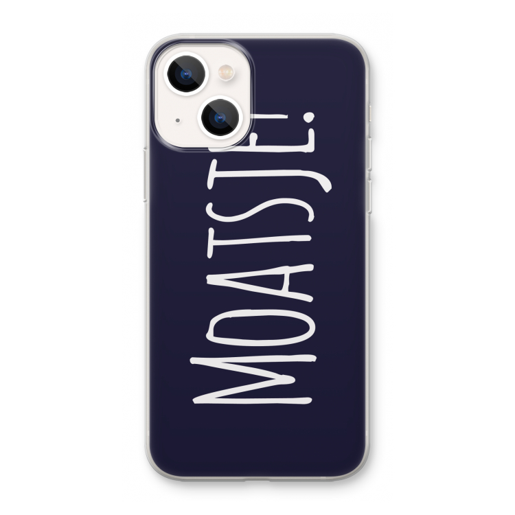Moatsje!: iPhone 13 mini Transparant Hoesje