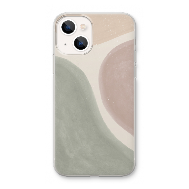 Geo #6: iPhone 13 mini Transparant Hoesje