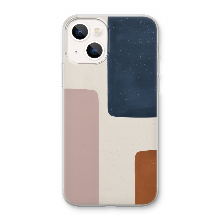 Geo #5: iPhone 13 mini Transparant Hoesje