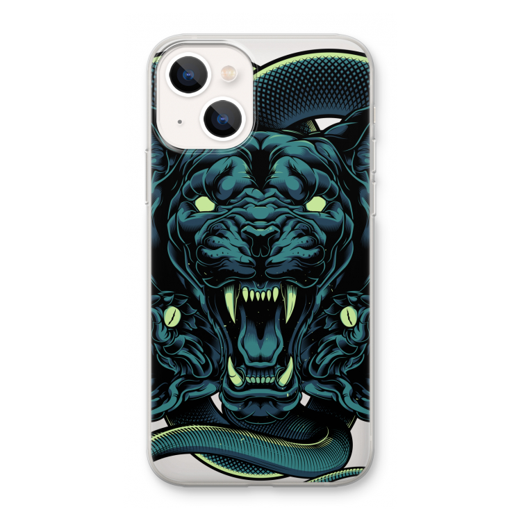 Cougar and Vipers: iPhone 13 mini Transparant Hoesje