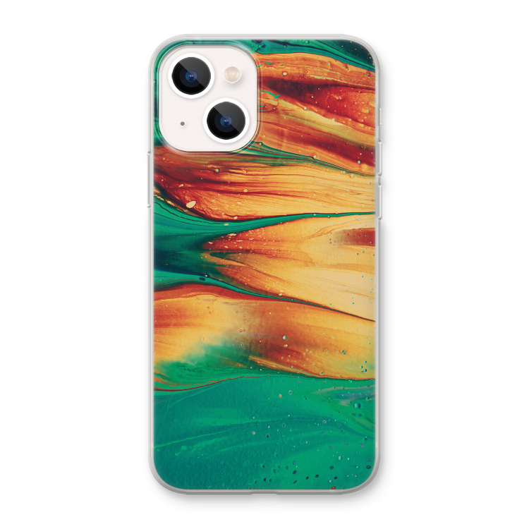 Green Inferno: iPhone 13 mini Transparant Hoesje