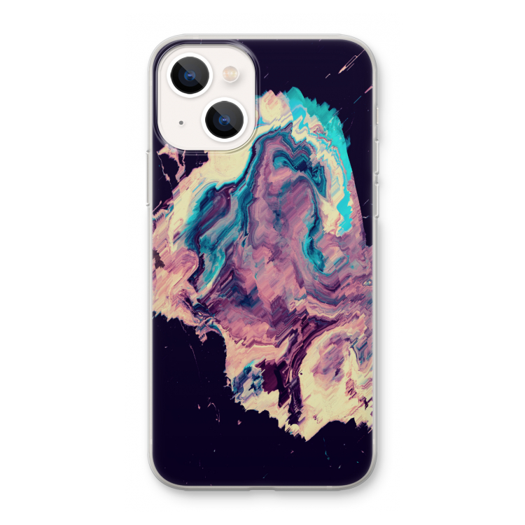 Cosmic Silence: iPhone 13 mini Transparant Hoesje