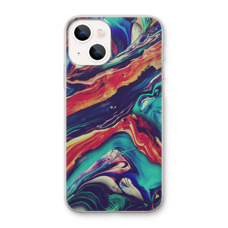 Chameleon Sun: iPhone 13 mini Transparant Hoesje