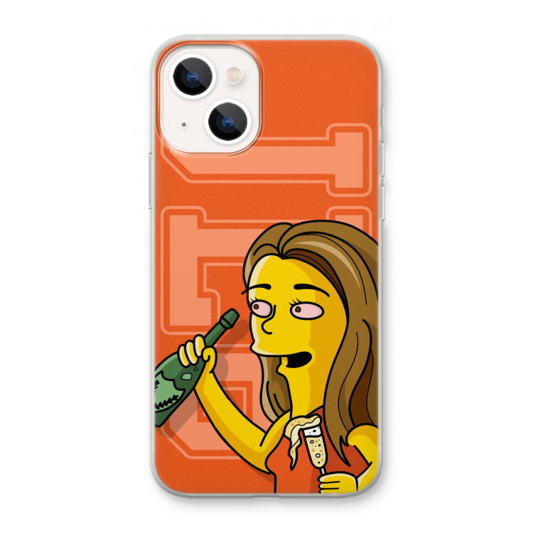 Jamie Lee Simpson: iPhone 13 mini Transparant Hoesje