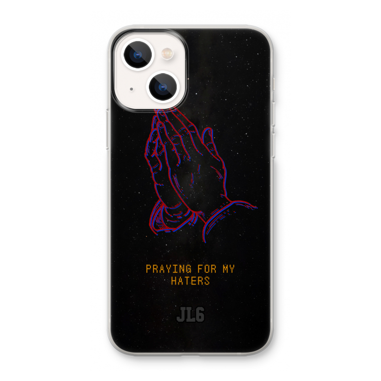 Praying For My Haters: iPhone 13 mini Transparant Hoesje