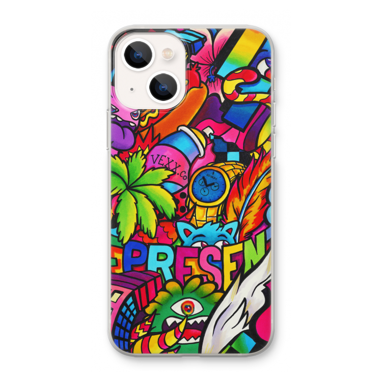 Represent: iPhone 13 mini Transparant Hoesje