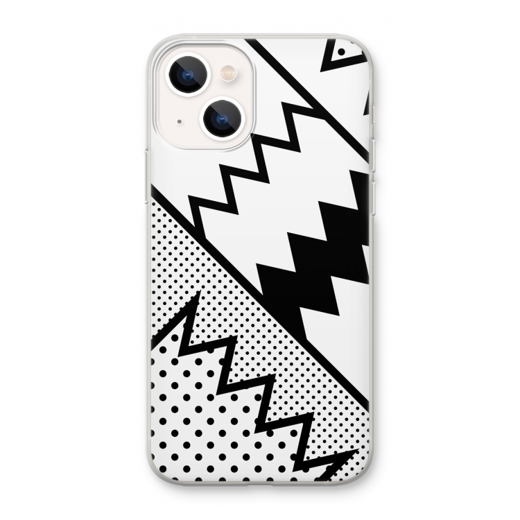 Pop Art #5: iPhone 13 mini Transparant Hoesje
