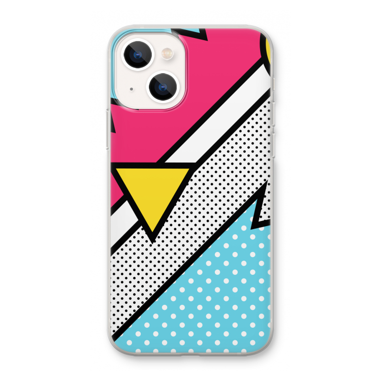 Pop Art #3: iPhone 13 mini Transparant Hoesje