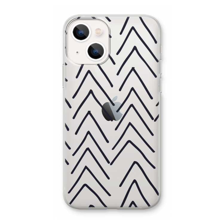 Marrakech Arrows: iPhone 13 mini Transparant Hoesje