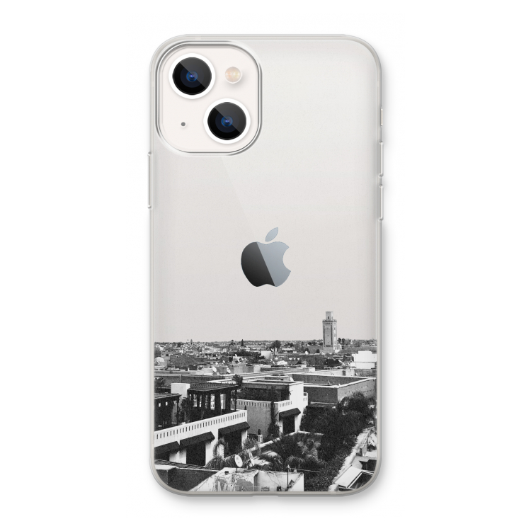 Marrakech Skyline : iPhone 13 mini Transparant Hoesje
