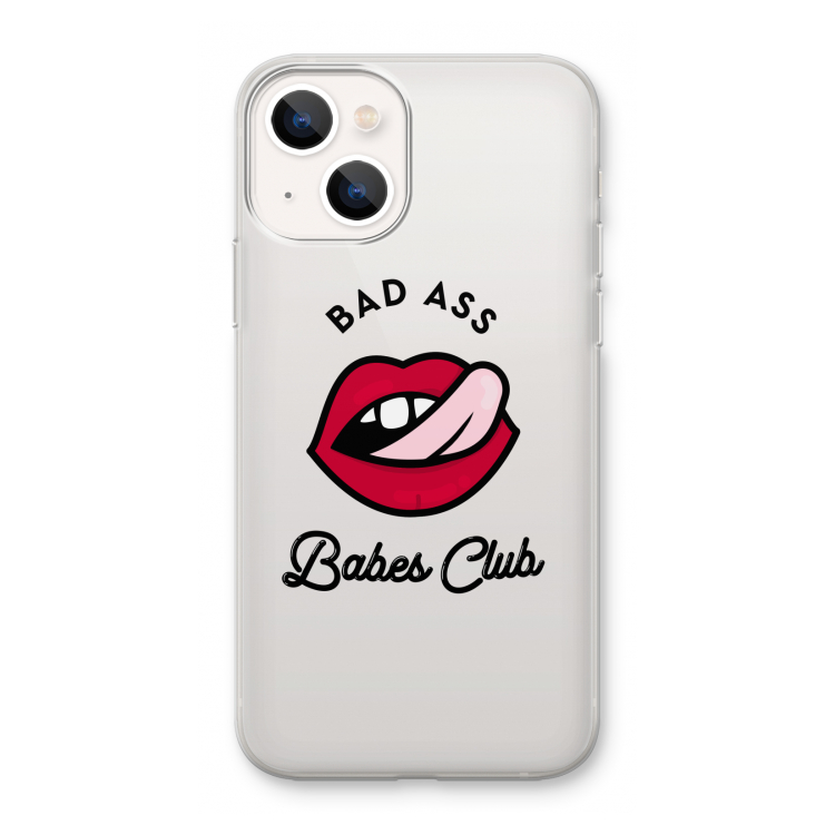 Badass Babes Club: iPhone 13 mini Transparant Hoesje