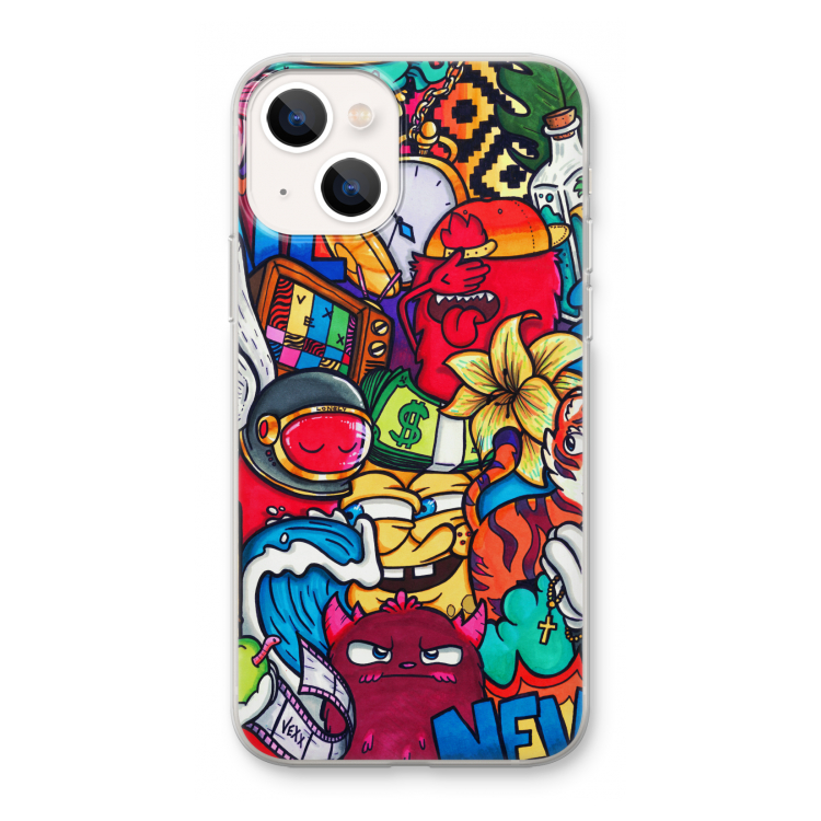 No Rules: iPhone 13 mini Transparant Hoesje