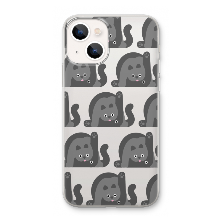 Cats: iPhone 13 mini Transparant Hoesje