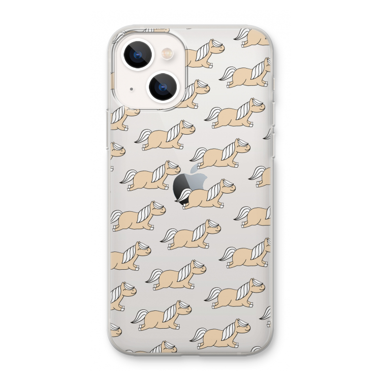 Ponys: iPhone 13 mini Transparant Hoesje